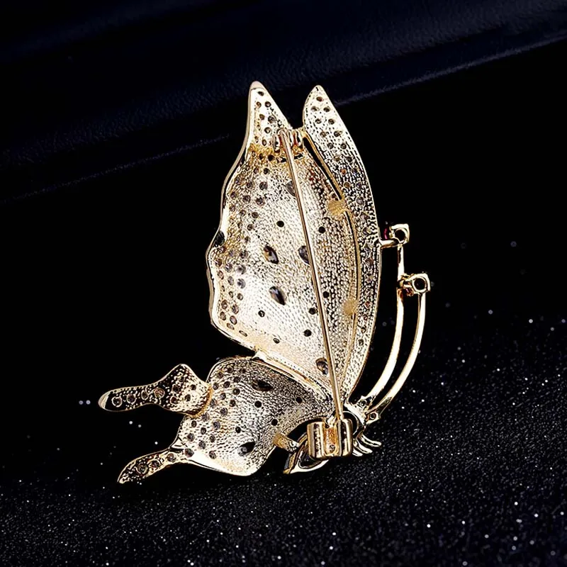 Модная Новая красивая брошь-бабочка для женщин аксессуары пальто высокое