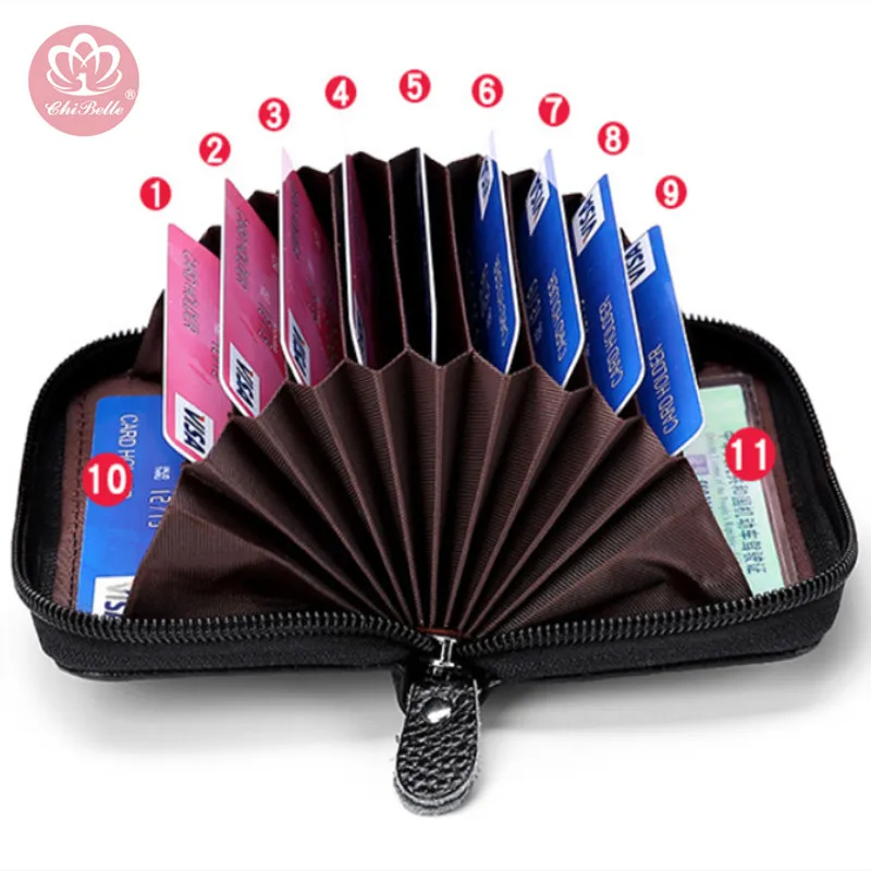 Новый натуральной кожи сумка для монет карт посылка чёрный коричневый личи из