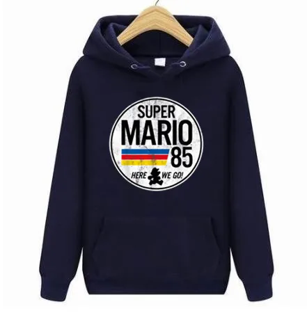 2021 Супер Марио 85 Толстовки мужские толстовки с капюшоном Реглан Толстовка