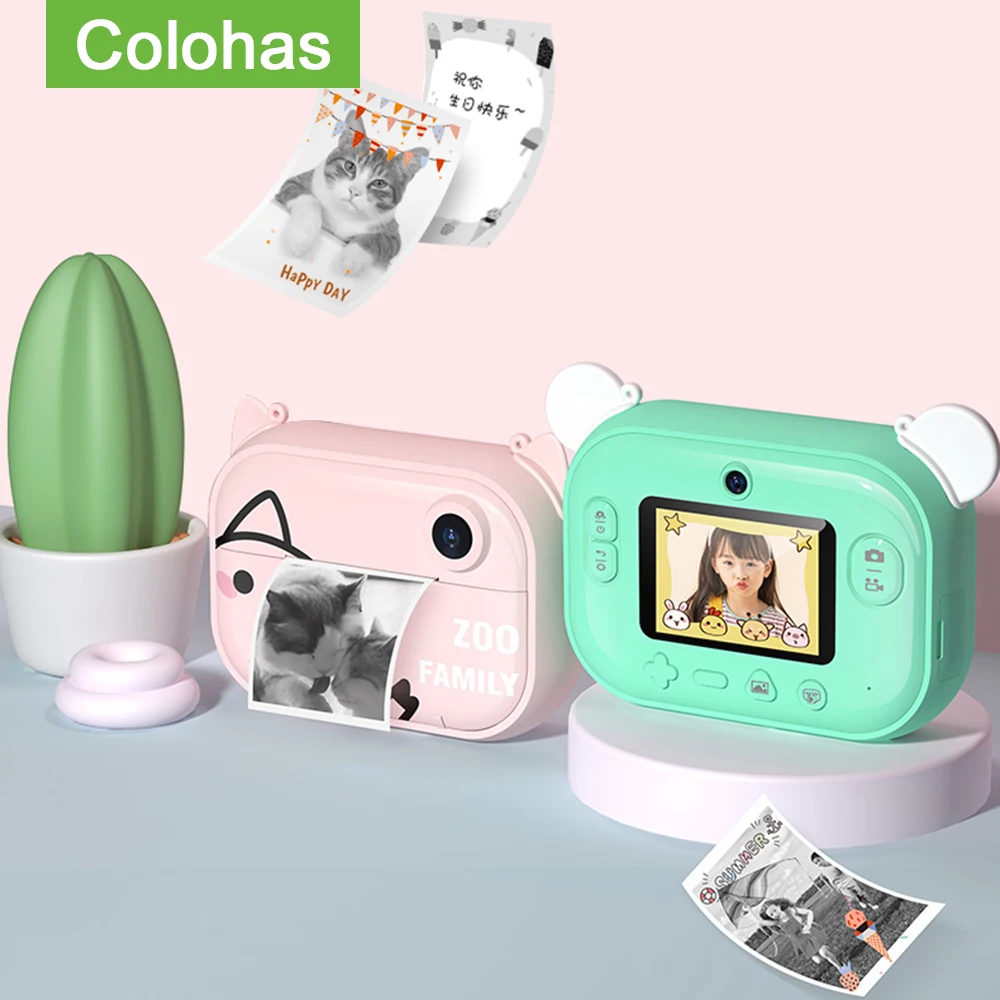 фотоаппарат новогодние подарки 2021 с печатью Камера Мгновенной Печати игрушка