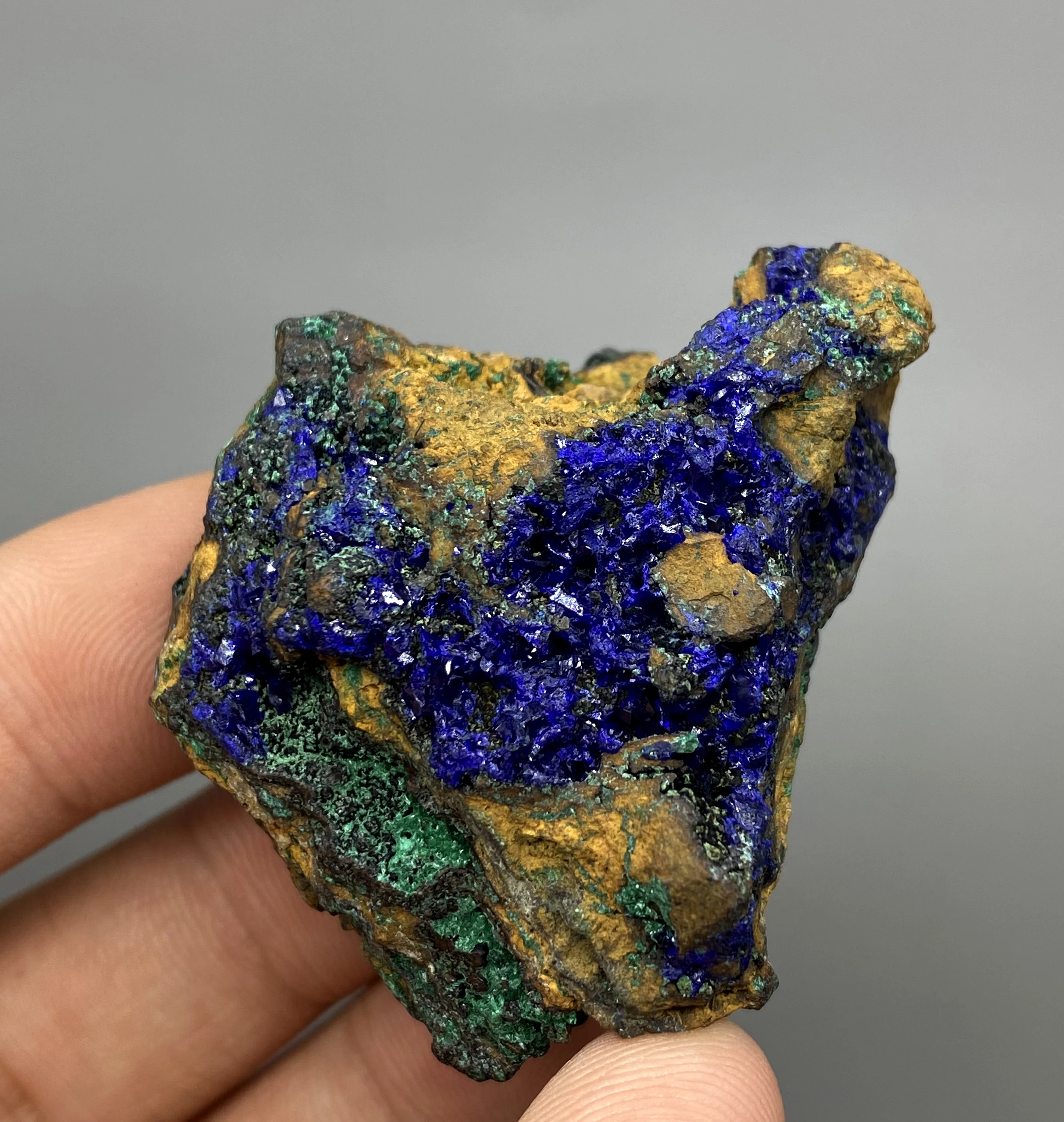 

45g Natural beautiful Azurite and Malachite symbiotic mineral specimen crystal Stones and crystals Healing crystal