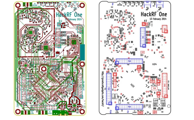 Hackrf one& Portapack sdr радиоприемник демонстрационная плата Hackrf one с РЧ и Акриловым экраном 1 МГц до 6 МГц материнская плата радиолюбителя