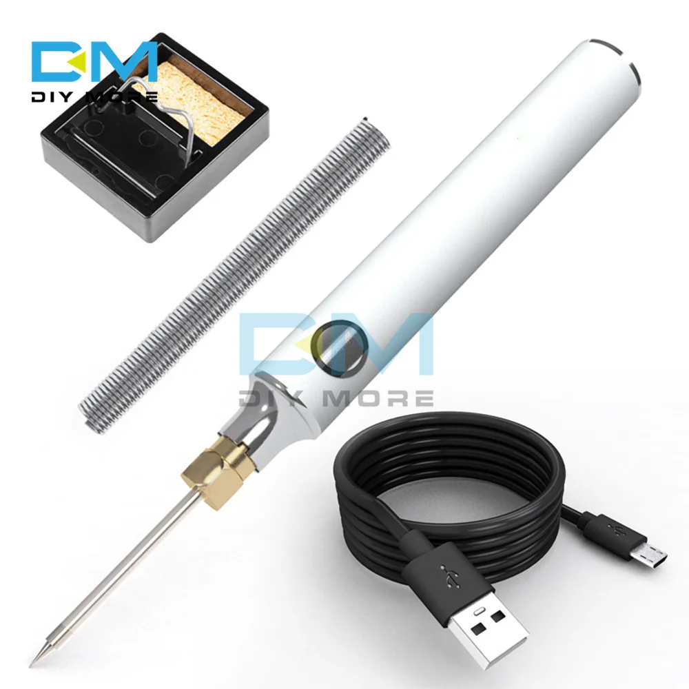 

8W Electric Soldering Iron Kit Temperature Adjustable 5V Welding Tool Rework Station Mini Heat Pencil Welding Repair Tool