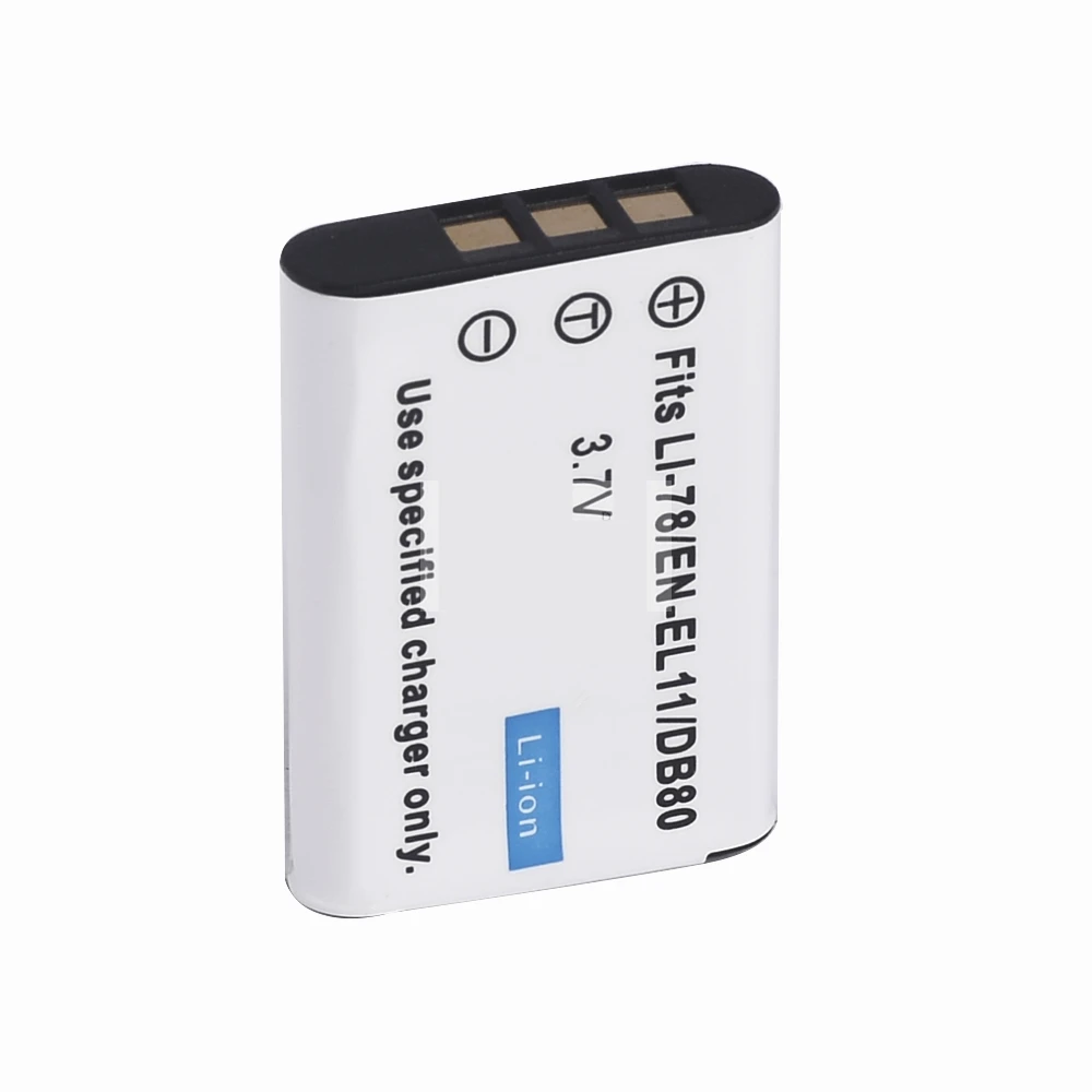 ENEL11 EN EL11 1200 мА/ч Камера Батарея для Nikon Coolpix S550 S560 S660 заменить Li 78 DB80|battery for nikon|camera