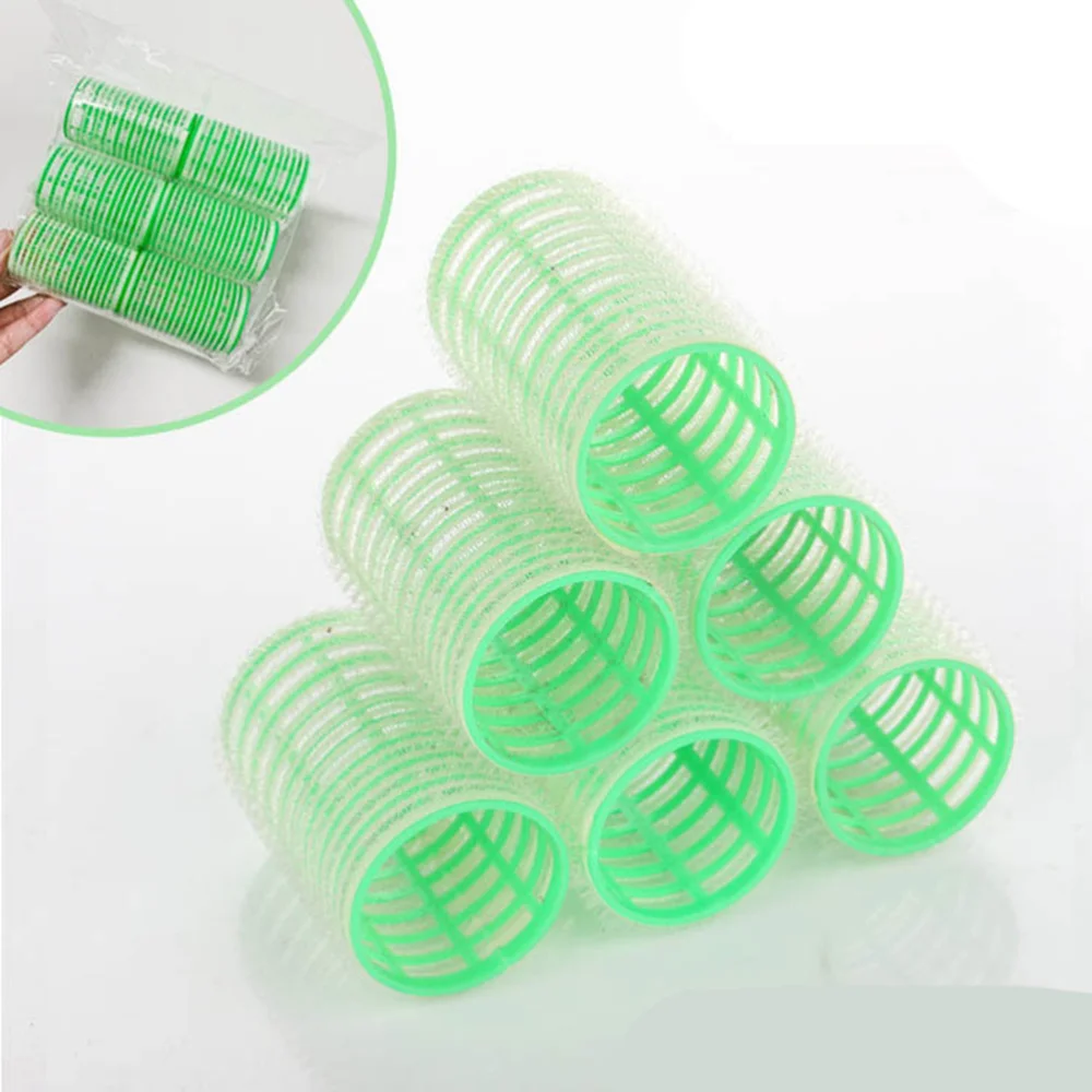 Профессиональные бигуди для волос 12 шт. портативные самоклеящиеся большие