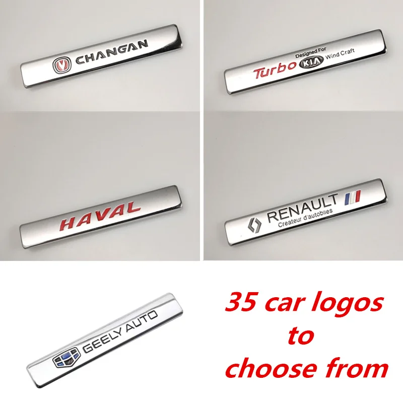 1 шт. наклейка на автомобиль с металлической листовой пластиной General Motors Для Киа