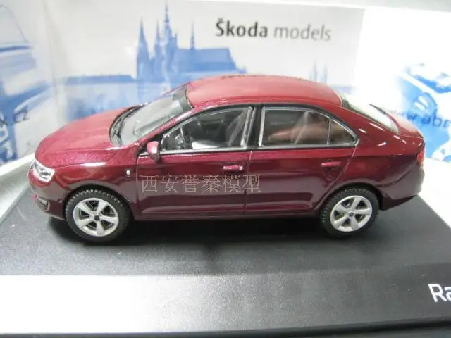 ABREX 1/43 масштаб SKODA RAPLD литой металлический автомобиль модель игрушки для коллекции, подарок, дети