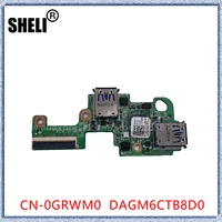 for dell xps 15 l501x l502x usb io circuit board dagm6ctb8d0 cn 0grwm0 grwm0