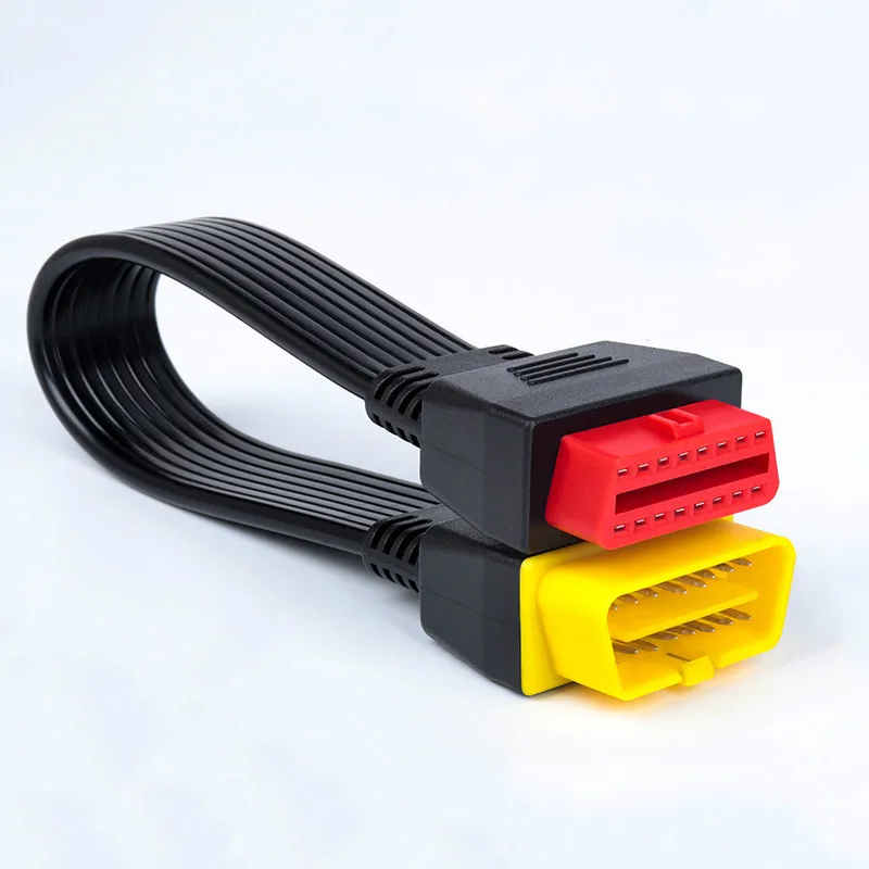 

Универсальный OBDII Удлинительный кабель OBD 16-контактный штекер-гнездо двойной разъем диагностический сканер для Launch X431 V // PRO/Easydiag