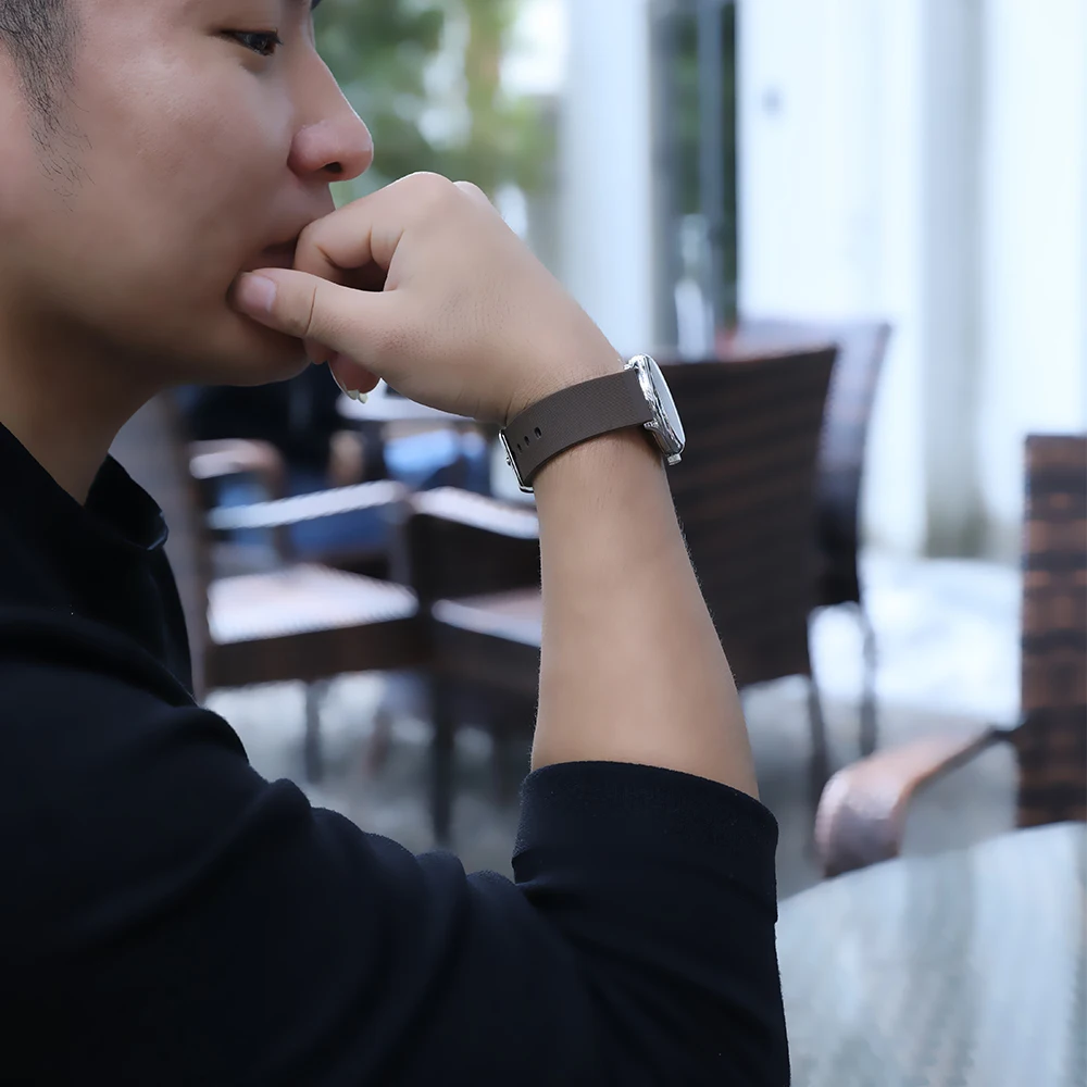 IStrap резиновые ремешки для часов штырьковые пряжки мужчин и женщин мужские SmartWatch