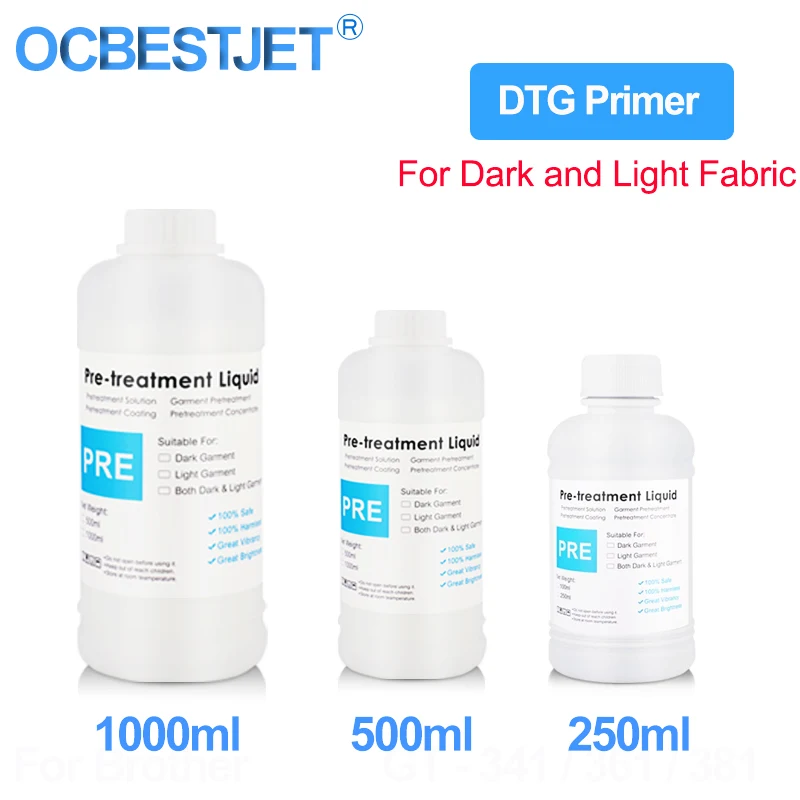 DTG Primer Pre-Treatment Liquid For Ink Textile Printer (For Light Color And Dark Fabric) | Компьютеры и офис