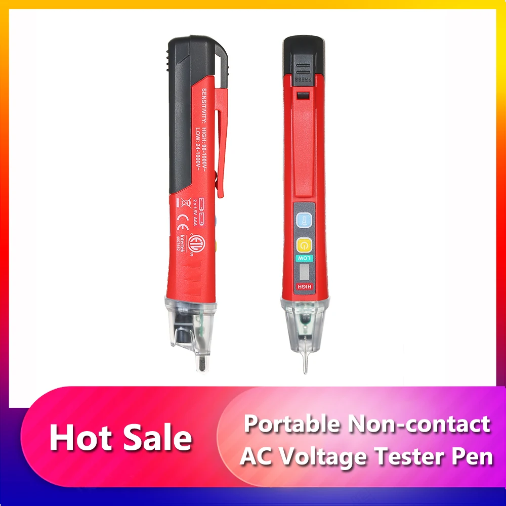 UNI T Портативный Бесконтактный переменного Напряжение тестер ручка в форме V ~