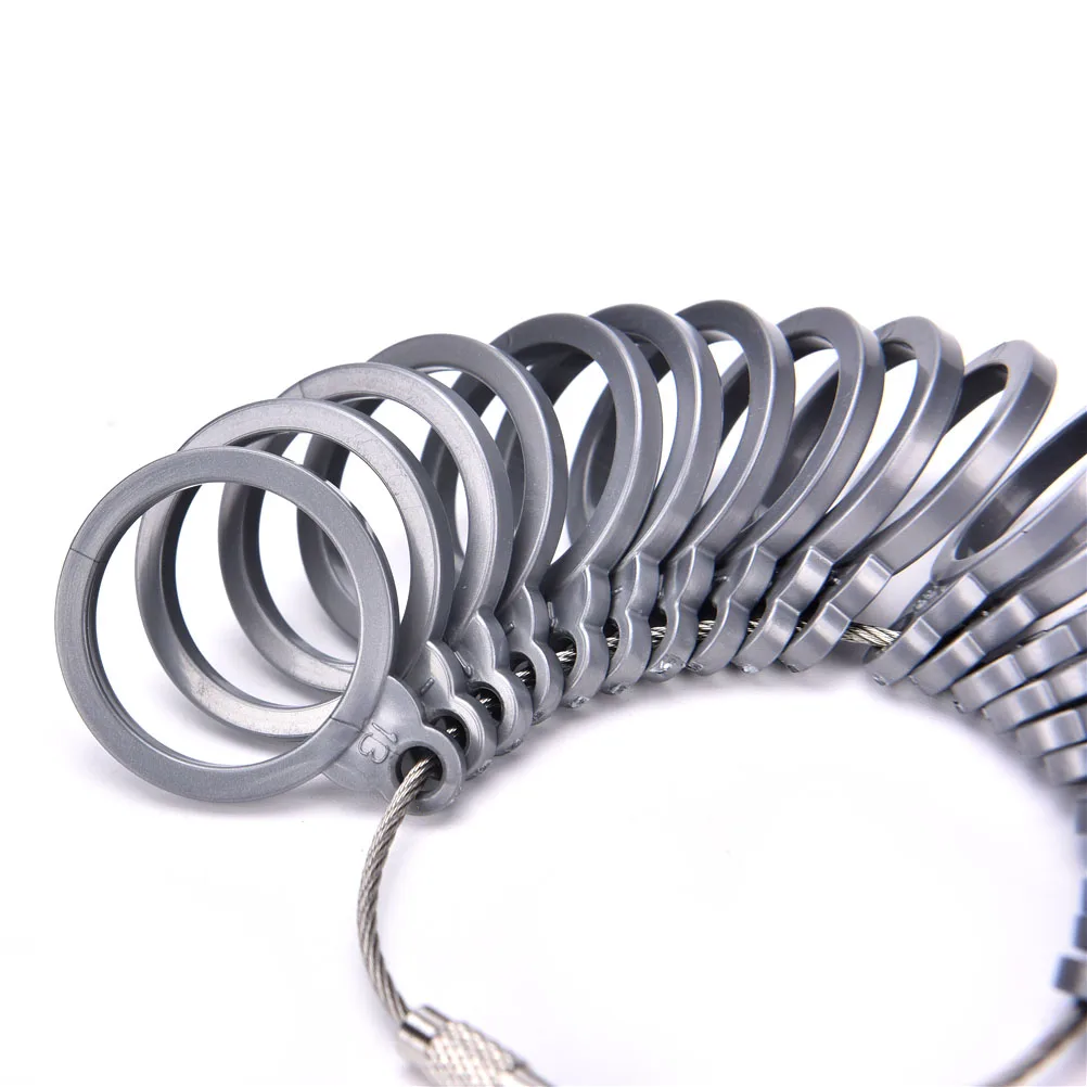 

1set 21 Pcs Jewelry Size Tool Gauge Set Measure Ring Sizer Finger Sizing Jeweler