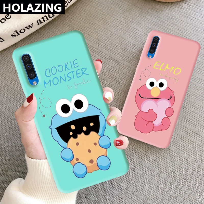 Цветной силиконовый чехол для Samsung Galaxy A10 A20 A20S A50S A30 A30S A10S A70 M30 мультяшный с