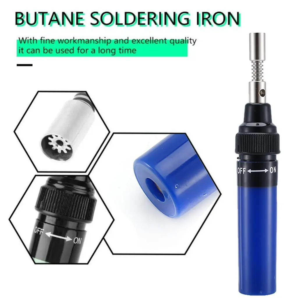 Набор газового паяльника 10 в 1 беспроводной портативный инструмент для нагрева