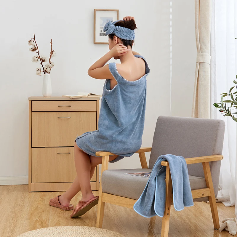 Новинка женская сексуальная быстросохнущая банная юбка пляжные спа халаты из