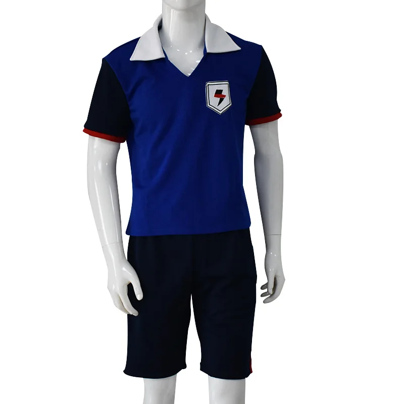 Игровой костюм для косплея Inazuma Eleven школьная форма команды футболка поло унисекс