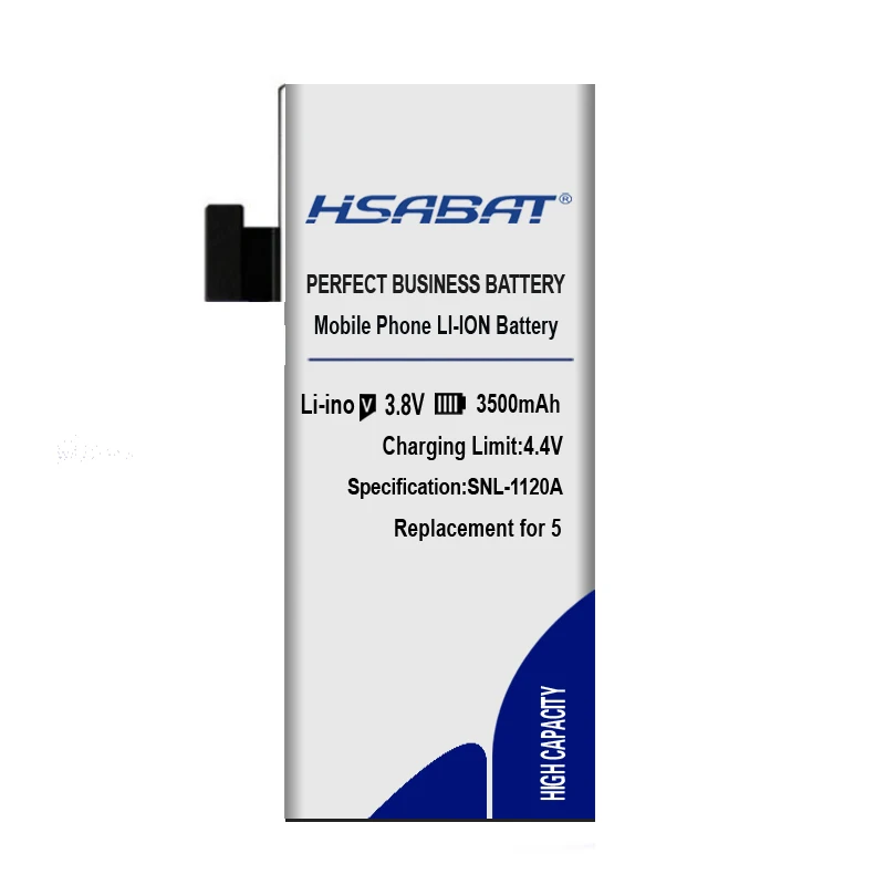HSABAT Larger Capacity 3500mAh Battery for iPhone 5 / iphone 5G Replacement iPhone5 Batteries | Мобильные телефоны и