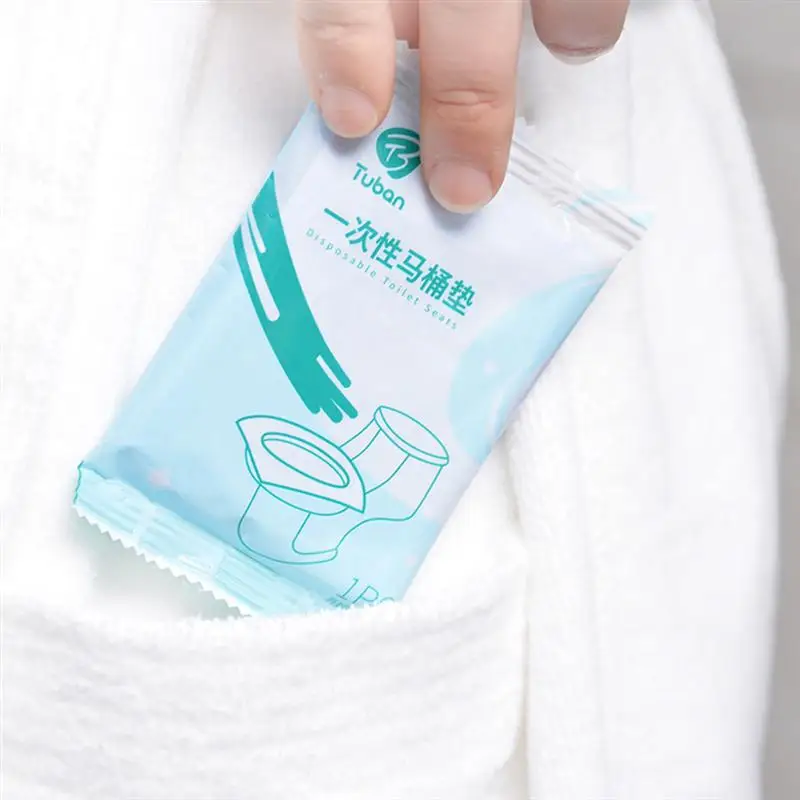 

20pcs Toilet Mat Convenient Disposable Portable Toilet Seat Cover Toilet Pad Toilet Cushion for Travel Hetol