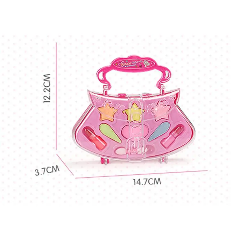 

Girls Princess Pretend Makeup Set Baby Kids Simulation Toys Cosmetics Party Performances Pink Dressing Box Set Birthday Gift