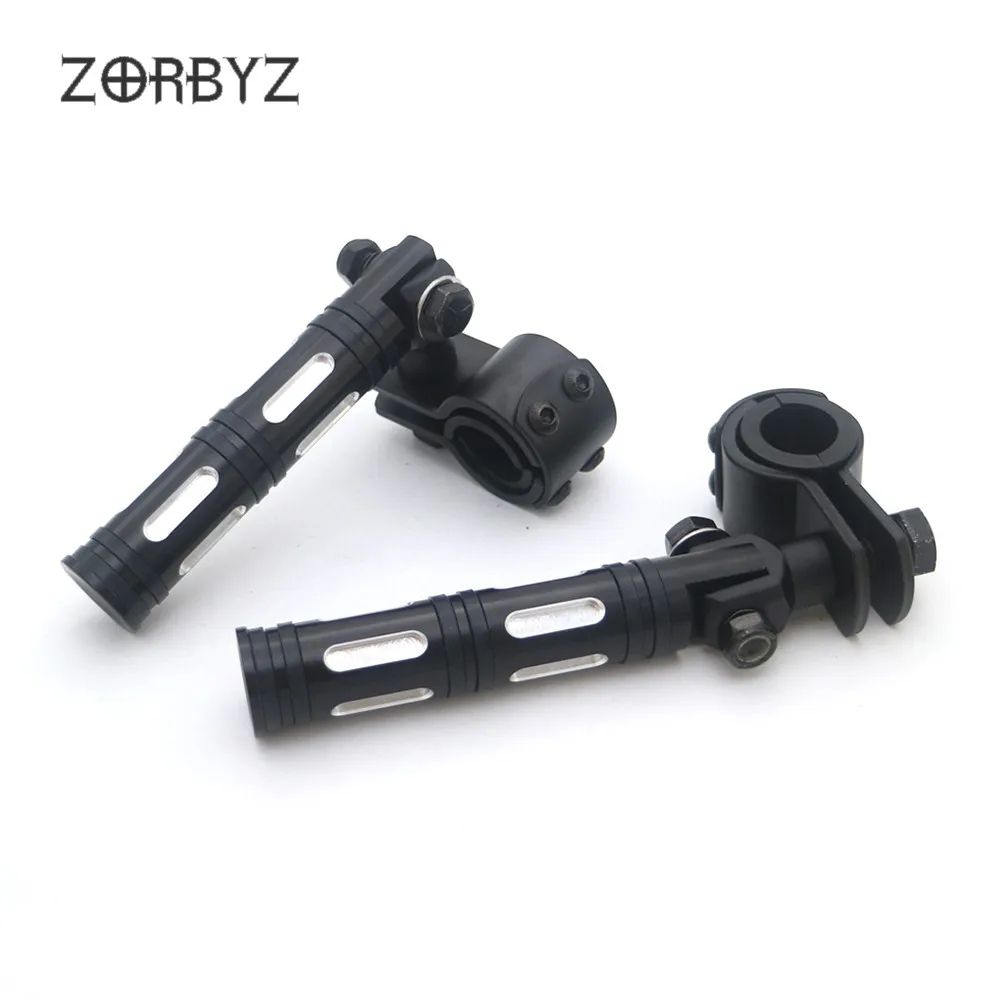 ZORBYZ мотоцикл 1 комплект черный 1/4 &quotАлюминиевый шоссейный бар Защита двигателя