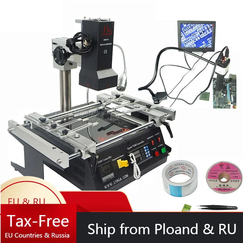 LY IR6500 V.2 инфракрасная BGA наладочная станция машина с CCD камерой система для