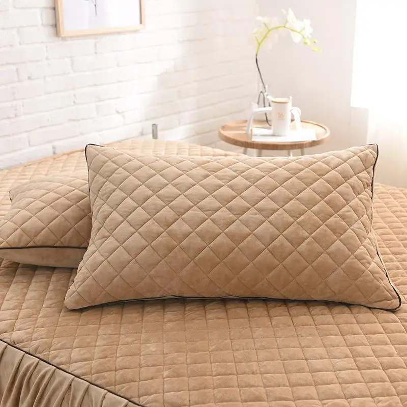 Комплект постельного белья из 3 предметов серый розовый красный роскошный