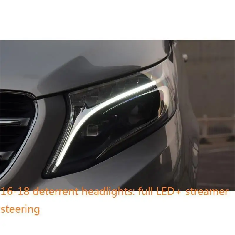 Neblineros Para Светодиодные Автомобильные дневные ходовые боковые поворотники, автомобильные фары, задние фары 16 17 18 для Mercedes Benz Vito