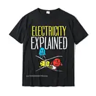 Забавная футболка электрика с объяснением электричества, футболка для учителя, Повседневная футболка, топы, футболки для мужчин, оптовая продажа, крутые топы, футболки