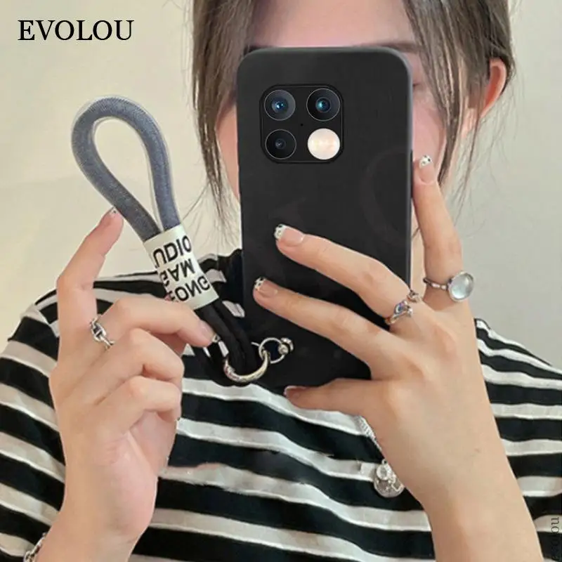 for oneplus 10 pro 9 8 7 9r 8t 7t lanyard strap soft protection phone case for oneplus nord n200 n100 n10 short rope strap cover free global shipping