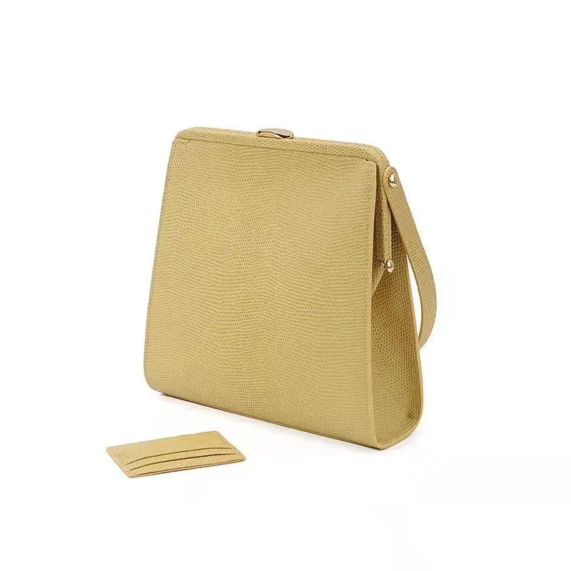 2021 Niche Design Crocodile Pattern Underarm Bag Genuine Leather Shoulder Bags Casual Totes Leather Female Handbag Purse Phone