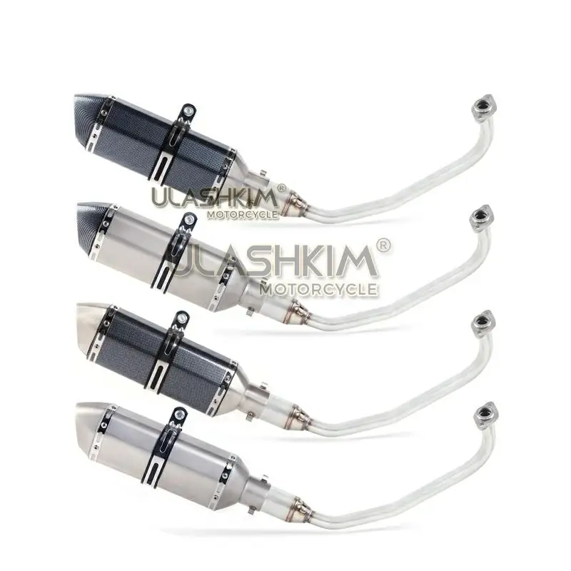 PCX 125 150 мотоцикл глушитель для скутера полная система средняя труба скольжения-на