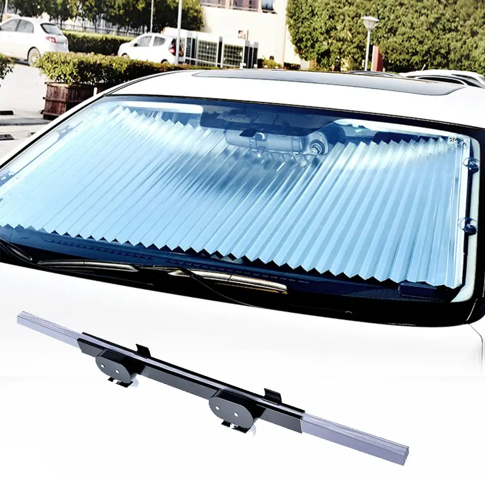 46-65CM Retractable SUV Truck Car Front Windshield Sunshade Rear Window Parasol UV Protection Curtain |