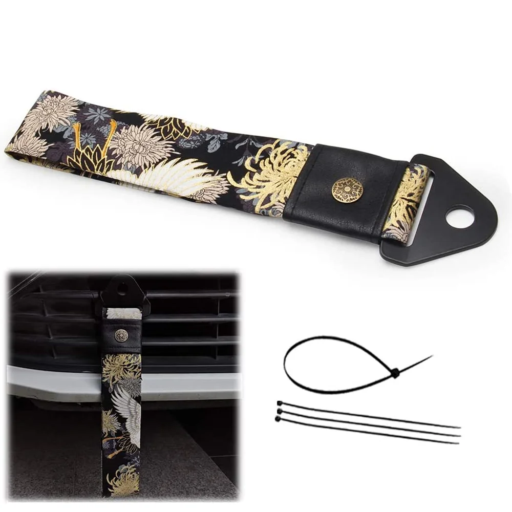 Personalize JDM Tow Strap 25cm Universal Racing Bushido Car tow Ropes Trailer Hook Towing Bars | Автомобили и мотоциклы