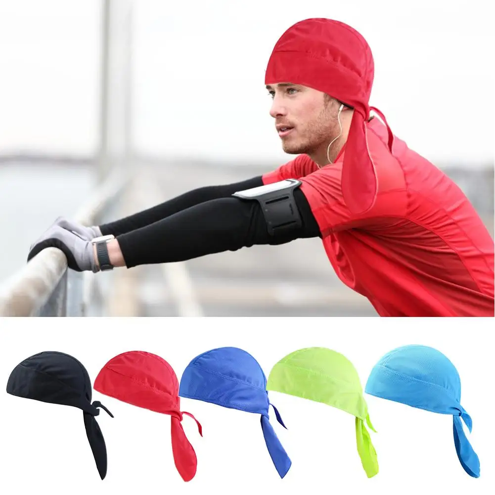 Велосипедная Спортивная Кепка дышащая тюрбан Защита от солнца быстросохнущая