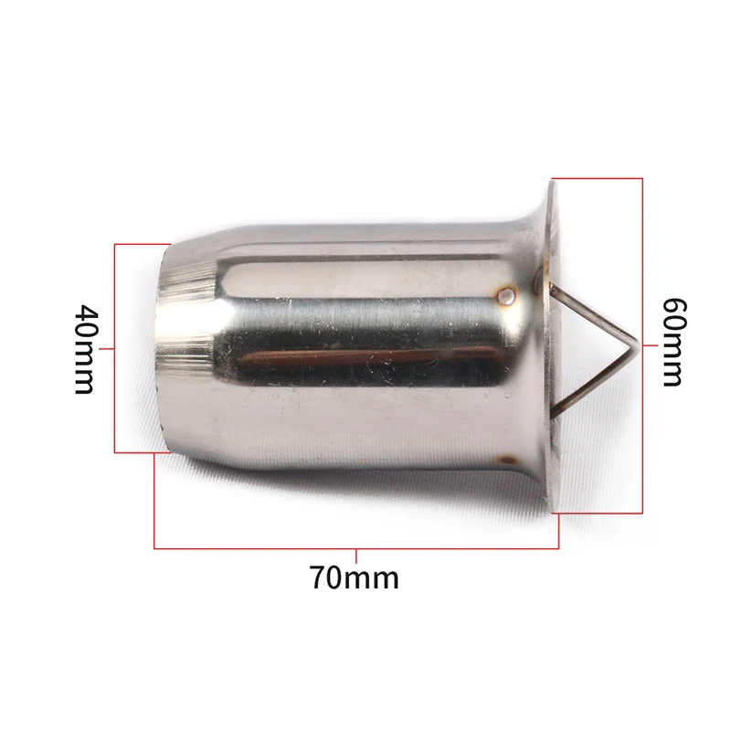 Универсальный глушитель выхлопных газов для мотоцикла 51 мм 60 впускной шума