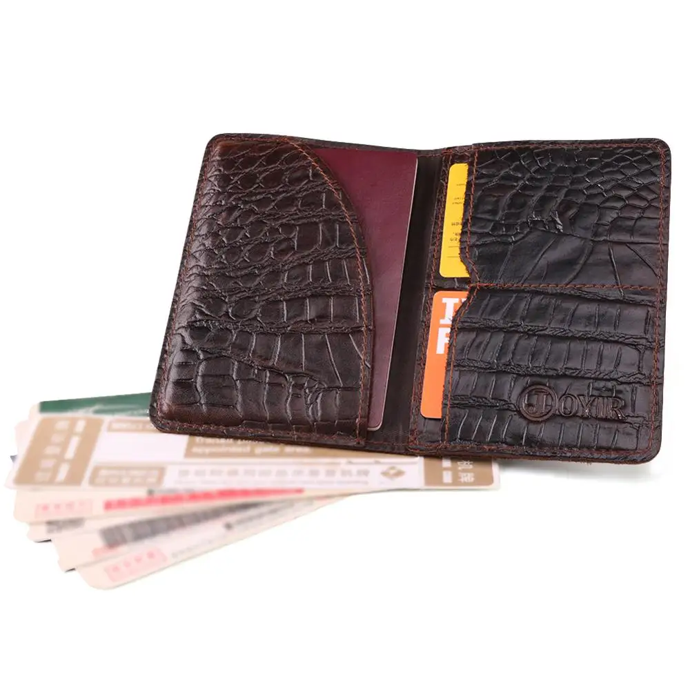 JOGUJOS новый дизайнерский унисекс чехол для паспорта с узором крокодиловая кожа RFID
