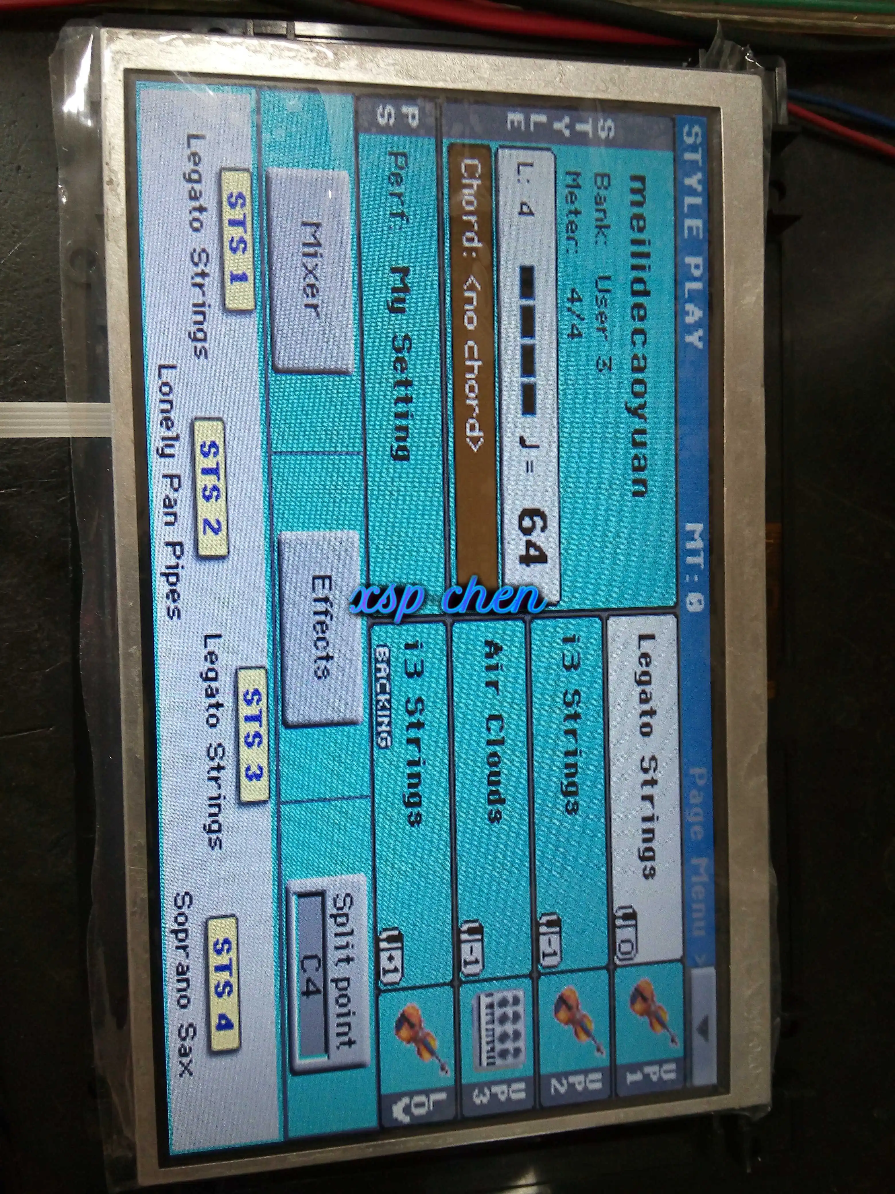 Оригинальный дисплей KORG с сенсорным экраном дигитайзер для Korg PA300 PA600 PA900LCD экран