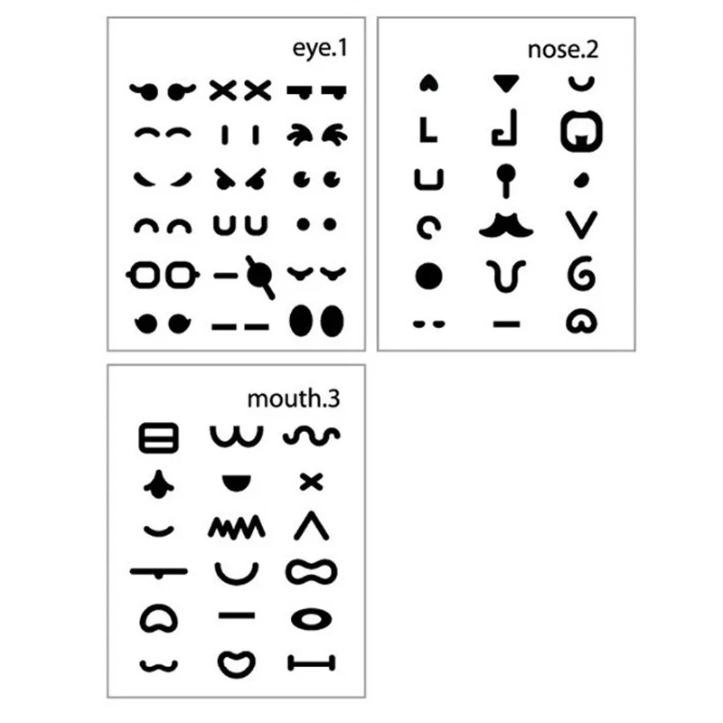 3 шт. милые декоративные настенные наклейки для самостоятельного изготовления
