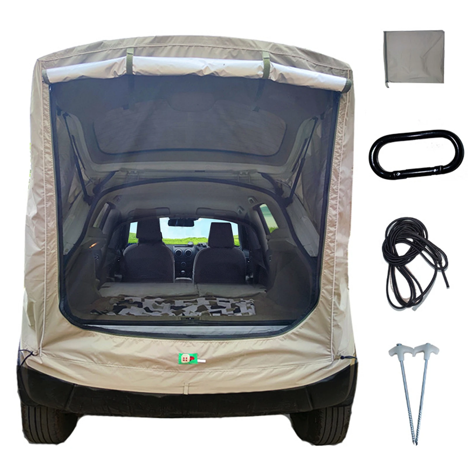 

Car Trunk Tent Waterproof SUV MPV Car Tail Tent Portable Universal Self-driving Car Tabernacle For Self-driving Travel Camping