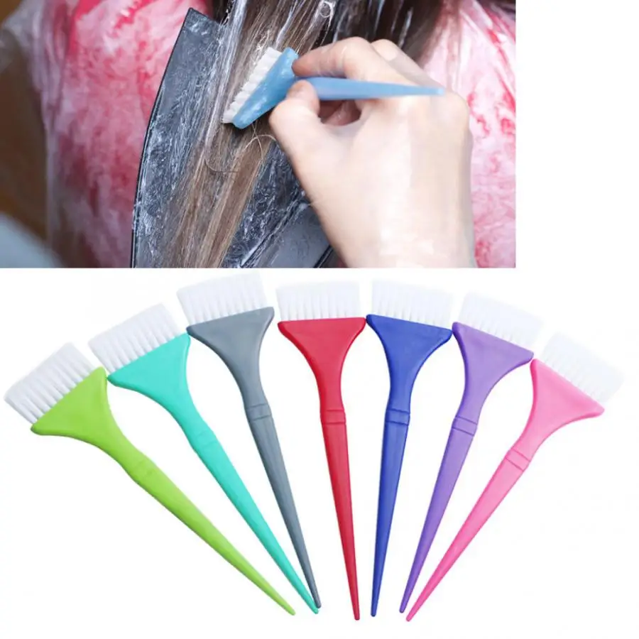 7 шт./компл. набор кистей для окрашивания волос парикмахерских инструментов
