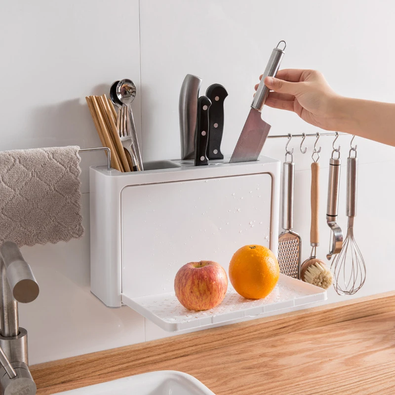 Стеллаж для хранения кухонных принадлежностей стойка с сильным крючком посуды