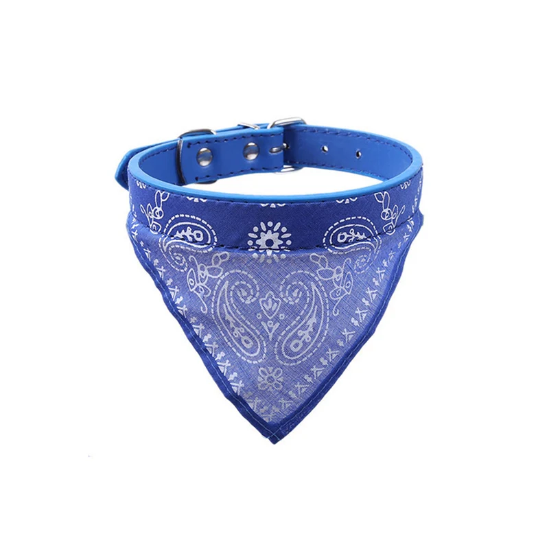 Регулируемый принт нагрудники Собака Pet шейный платок шарф воротник треугольник