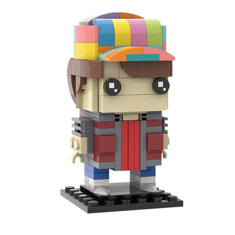 Фигурки MOC назад в прошлое будущее куклы строительные блоки кирпичи модель