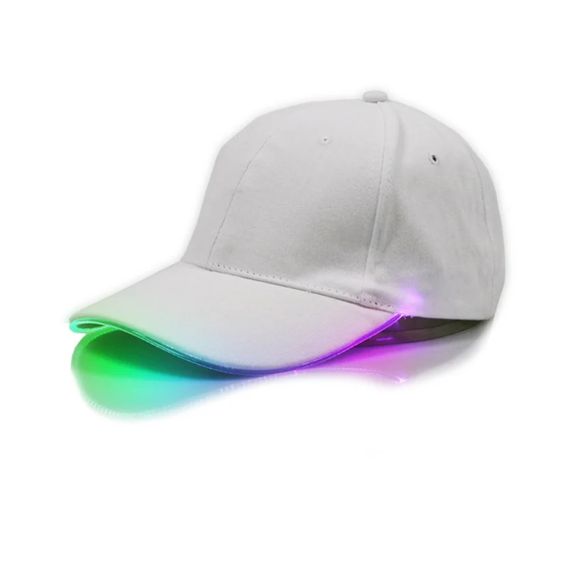

LED Luminous Baseball Hat Fashion Unisex Solid Color Baseball Hat Party Cap Women Men Baseball Cap Hat