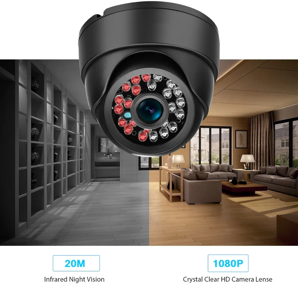BESDER 960P1080P IP Камера 2 8 мм Широкий формат CCTV Ночное видение наблюдения домашней