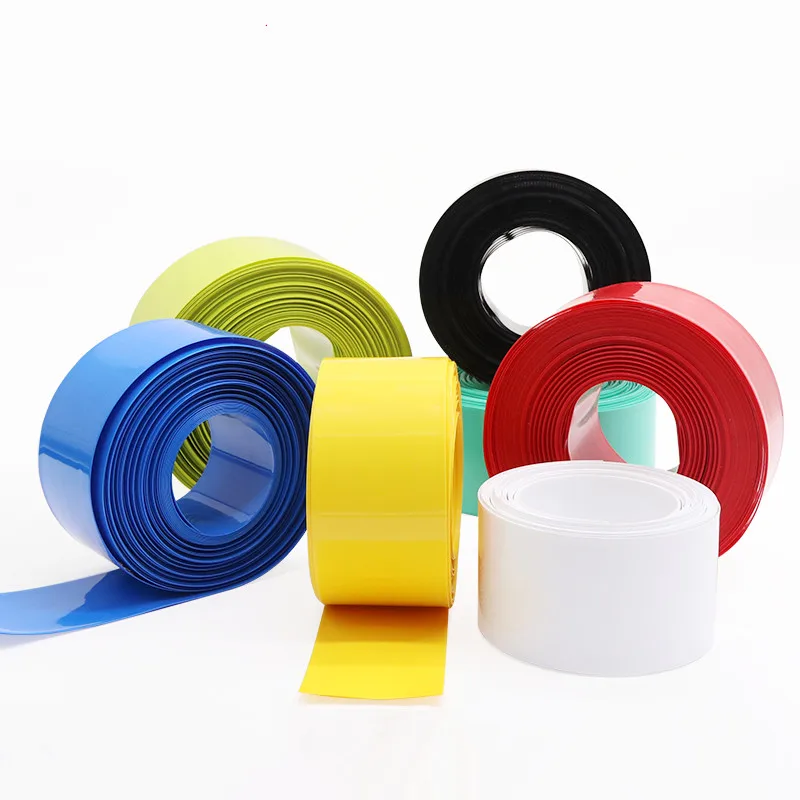 

43mm wide 26650 battery cover PVC heat shrinkable tube heat shrinkable film battery packaging insulation protection