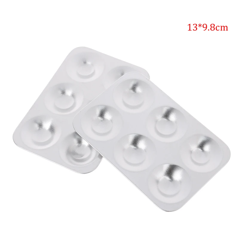

6-Hole Aluminum Palette Paint Drawing Tray Color Palette For Oil Painting Pallet