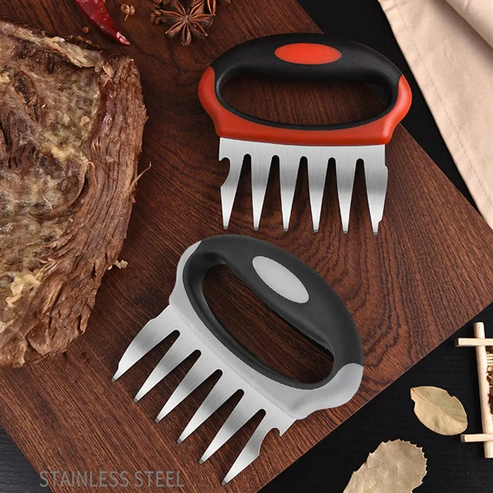 2 шт. измельчитель мяса для барбекю когти из нержавеющей стали вилки с медвежьими