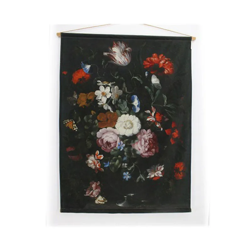 

Classic Rose Oil Painting Sofa Background Wall Decoration Painting Living Room Bedroom Dining Room Painting Core Wholesale